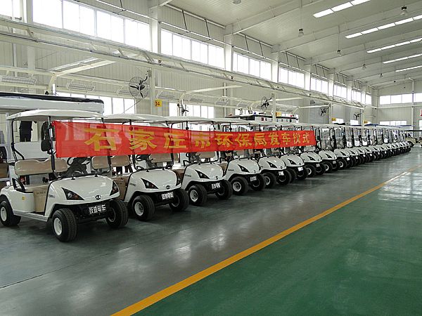石家莊環(huán)保局購(gòu)置電動(dòng)清運(yùn)車(chē)發(fā)車(chē)儀式