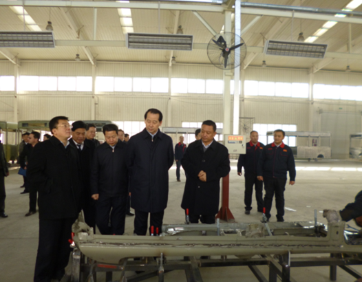 1月22日，石家莊市委副書記、市長王亮到我公司調(diào)研調(diào)研