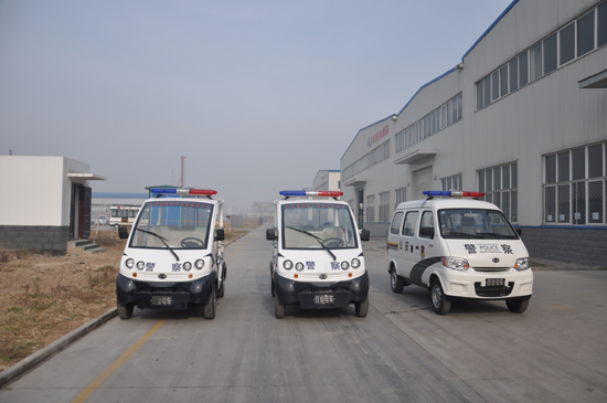 躍迪電動(dòng)巡邏車發(fā)車河北深州，治安與環(huán)保共存