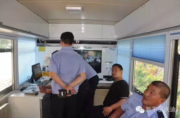 北京市56輛躍迪移動警務室全天候執(zhí)勤，為大閱兵保駕護航（一）
