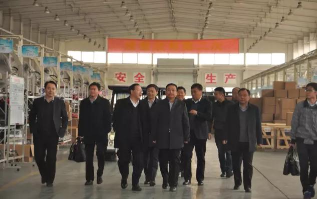 安慶市委常委、副市長華克思一行到河北躍迪新能源科技集團(tuán)參觀考察