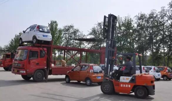 躍迪電動(dòng)汽車批量發(fā)車保定——“足跡”遍布全國(guó)