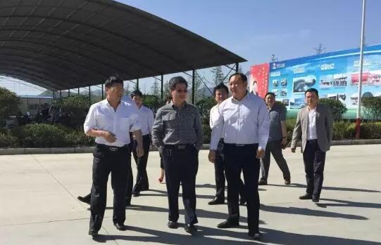 商洛市副市長王華一行到躍迪集團旗下陜西躍迪新能源汽車有限公司調研