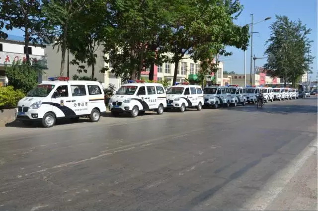 石家莊高新區(qū)購(gòu)置電動(dòng)巡邏車發(fā)車儀式