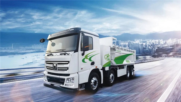 躍迪首批新能源渣土車(chē)正式投入營(yíng)運(yùn)！